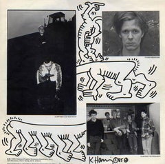 Rare Original Keith Haring Vinyl Record Art 1985
