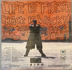 Raro disco in vinile originale di Keith Haring (Keith Haring Crack Is Wack)