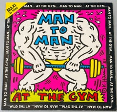 Raro disco in vinile originale di Keith Haring (vintage Keith Haring)