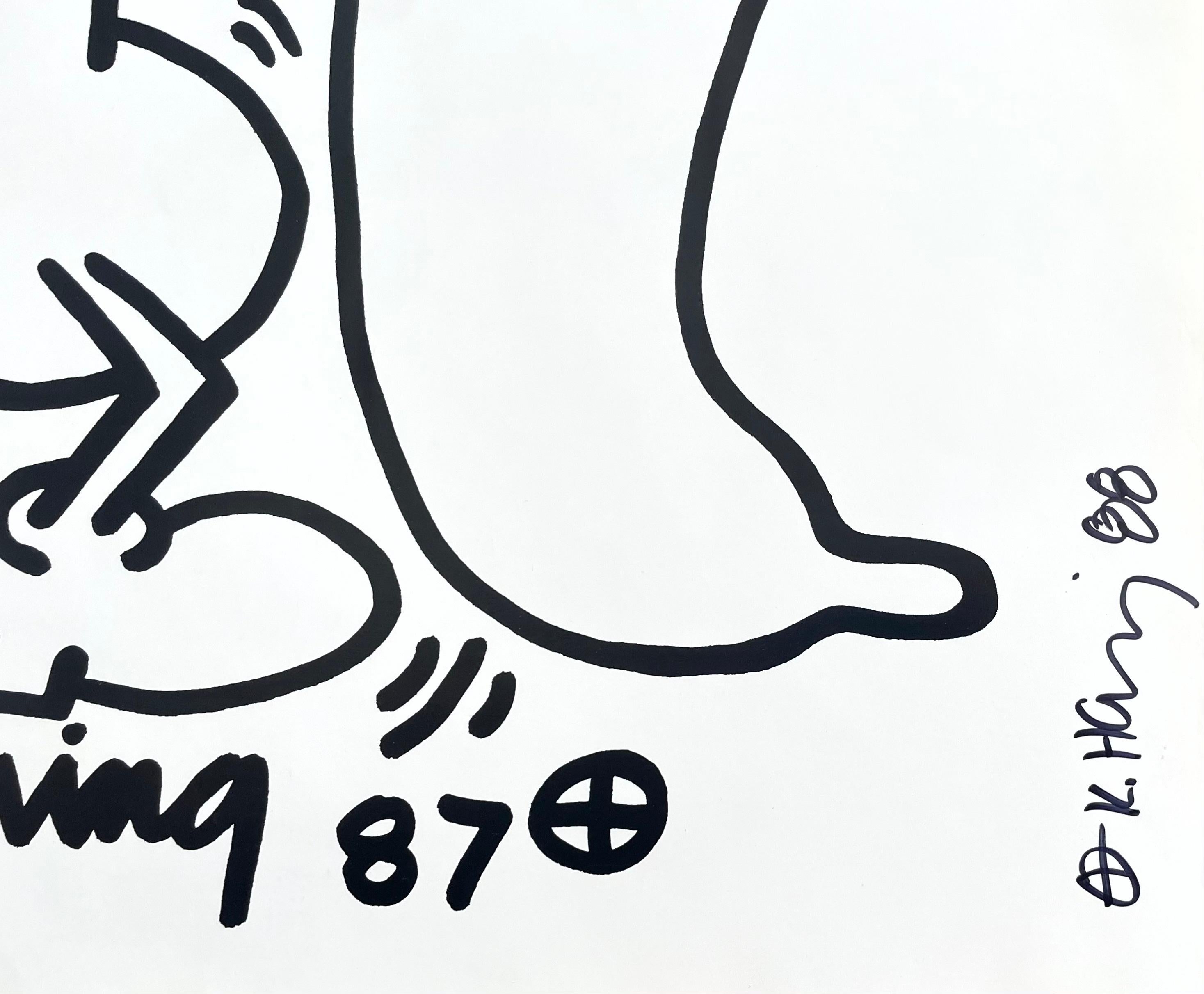 Safe Sex! (Döring & Osten 60), Hand Signed, Keith Haring For Sale 1