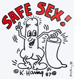 Sexualité sans risque ! (Gundel 60), Keith Haring