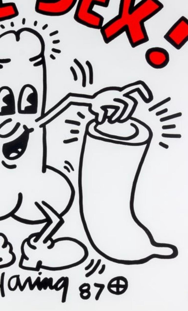 Keith Haring - Safe Sex! (Gundel 60), Keith Haring For Sale at 1stDibs