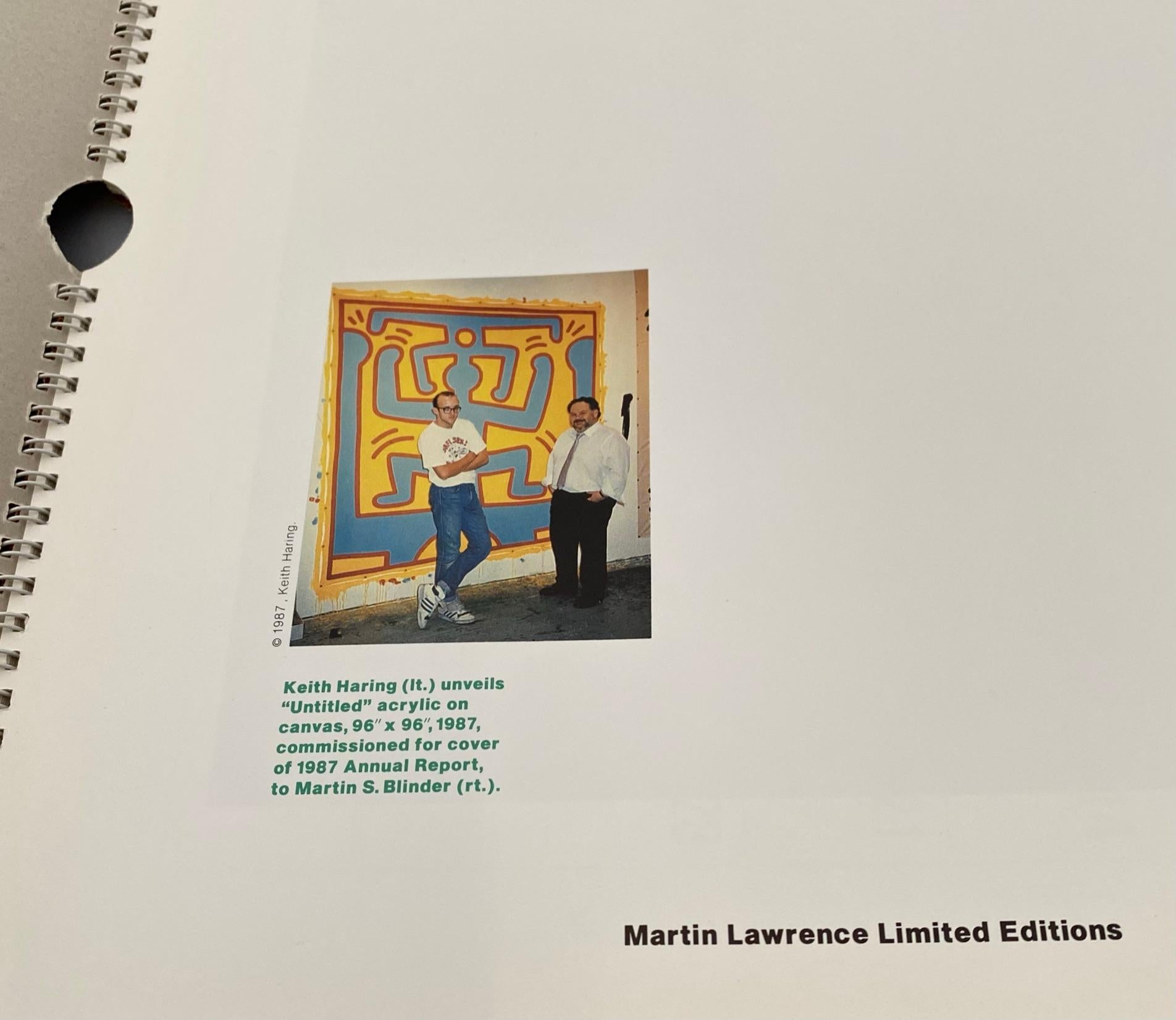 Signed Keith Haring catalog 1987 (Keith Haring Martin Lawrence)  1