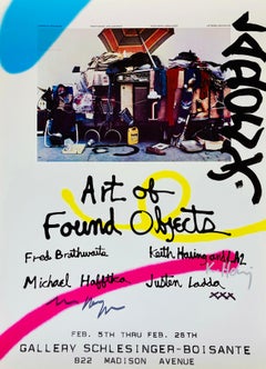 Signiertes Keith Haring-Ausstellungsplakat 1983 (Keith Haring 1983)