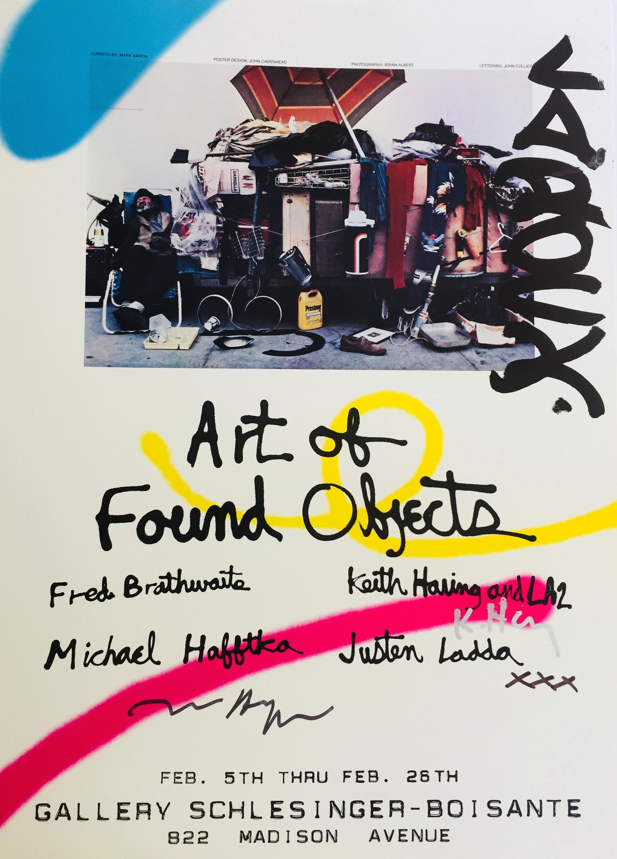 Signiertes Ausstellungsplakat von Keith Haring, LA2  4