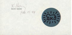 Signed Keith Haring letter 1984 (Keith Haring Tony Shafrazi Gallery 1984)