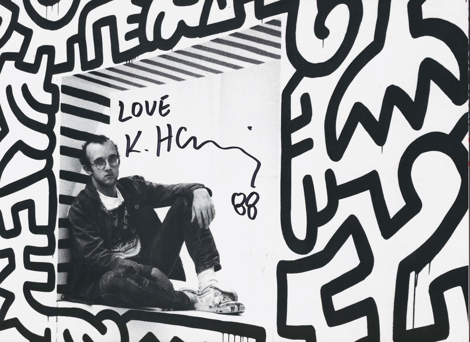 Affiche Pop Shop signée Keith Haring (vintage Keith Haring) en vente 3