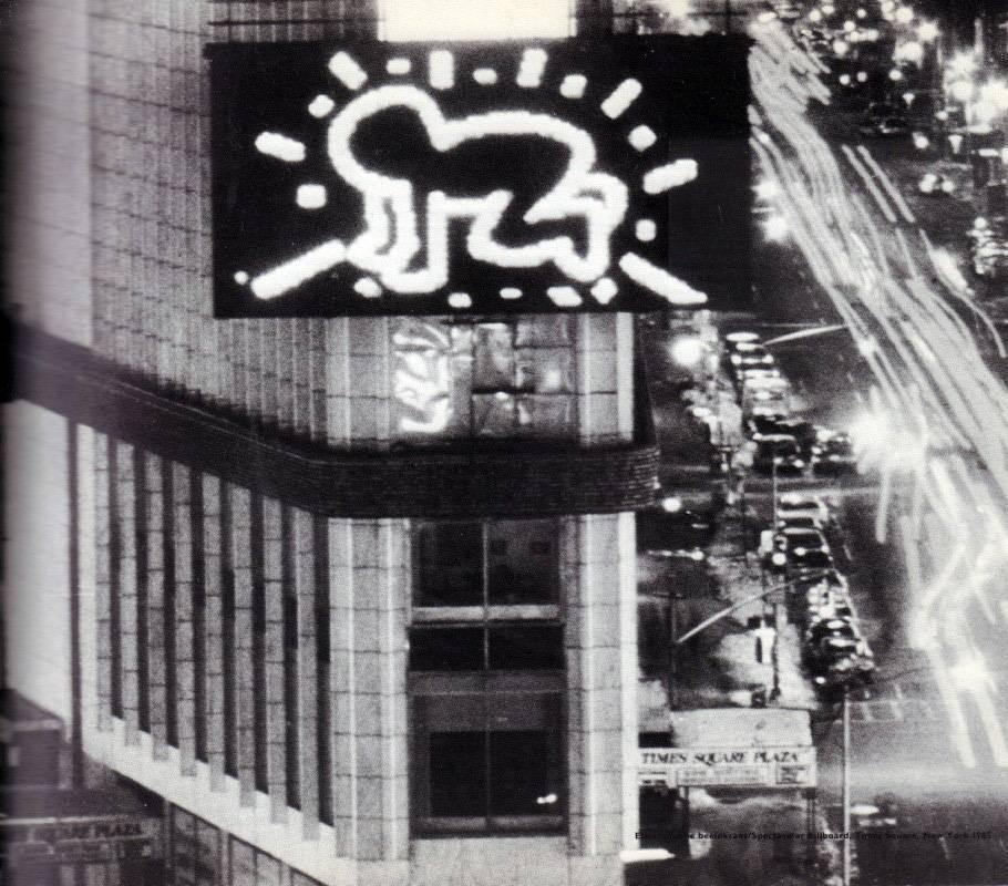 Keith Haring Stedelijk Museum drawing & catalogue (signed Keith Haring drawing) For Sale 6