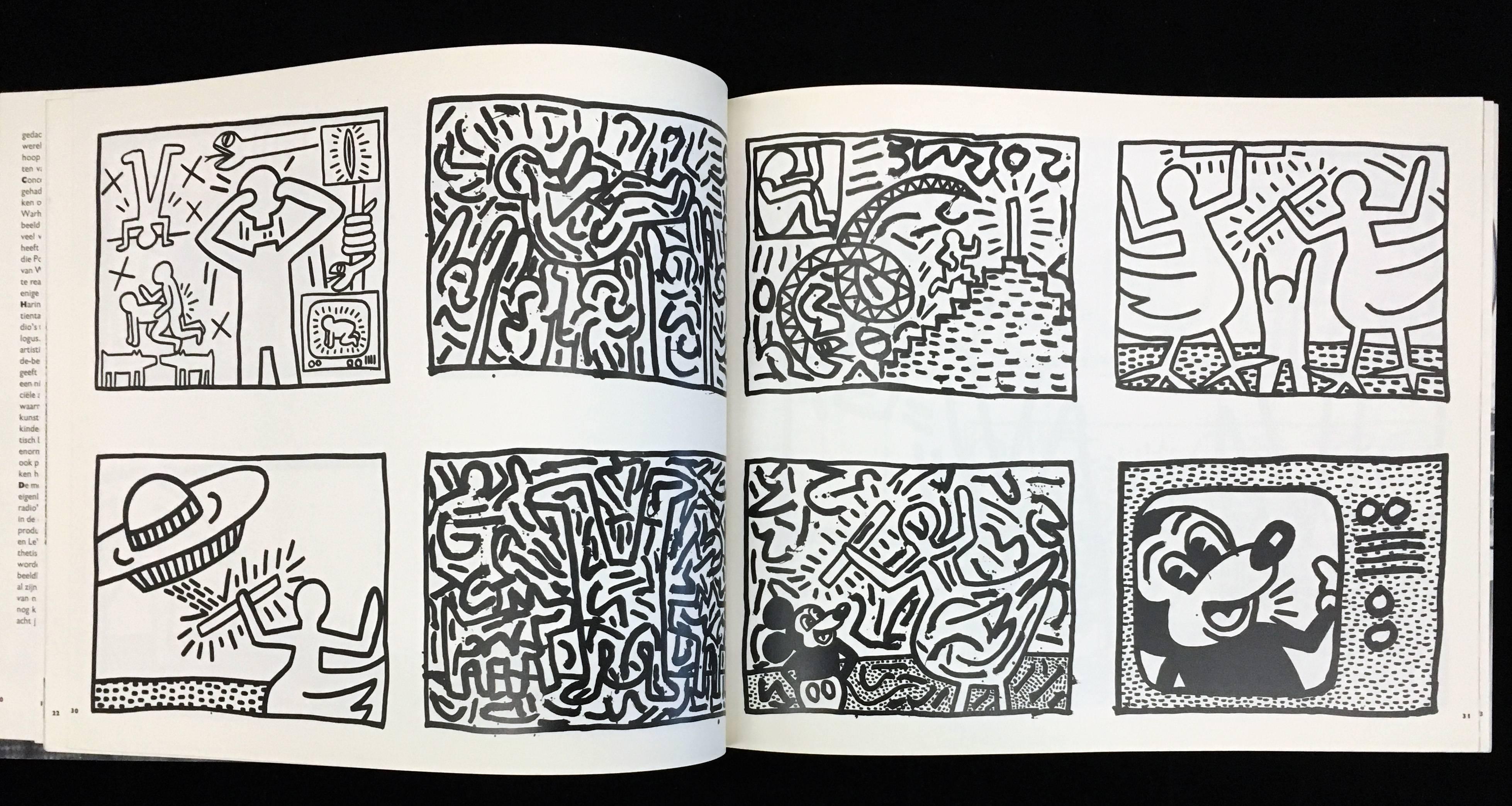 Zeichnung und Katalog des Stedelijk Museums von Keith Haring (Zeichnung von Keith Haring)  im Angebot 8