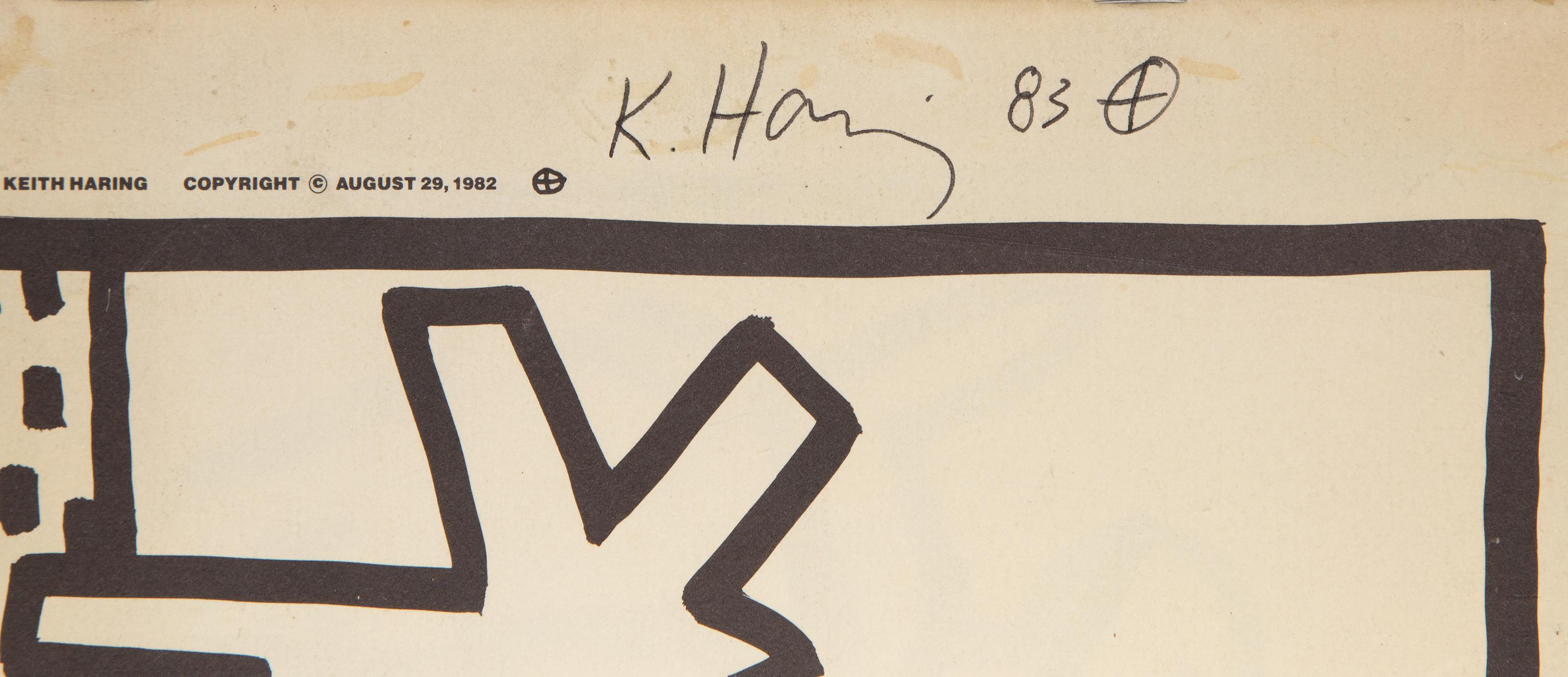 Signiertes Lithographie-Farbbuch von Keith Haring im Angebot 1