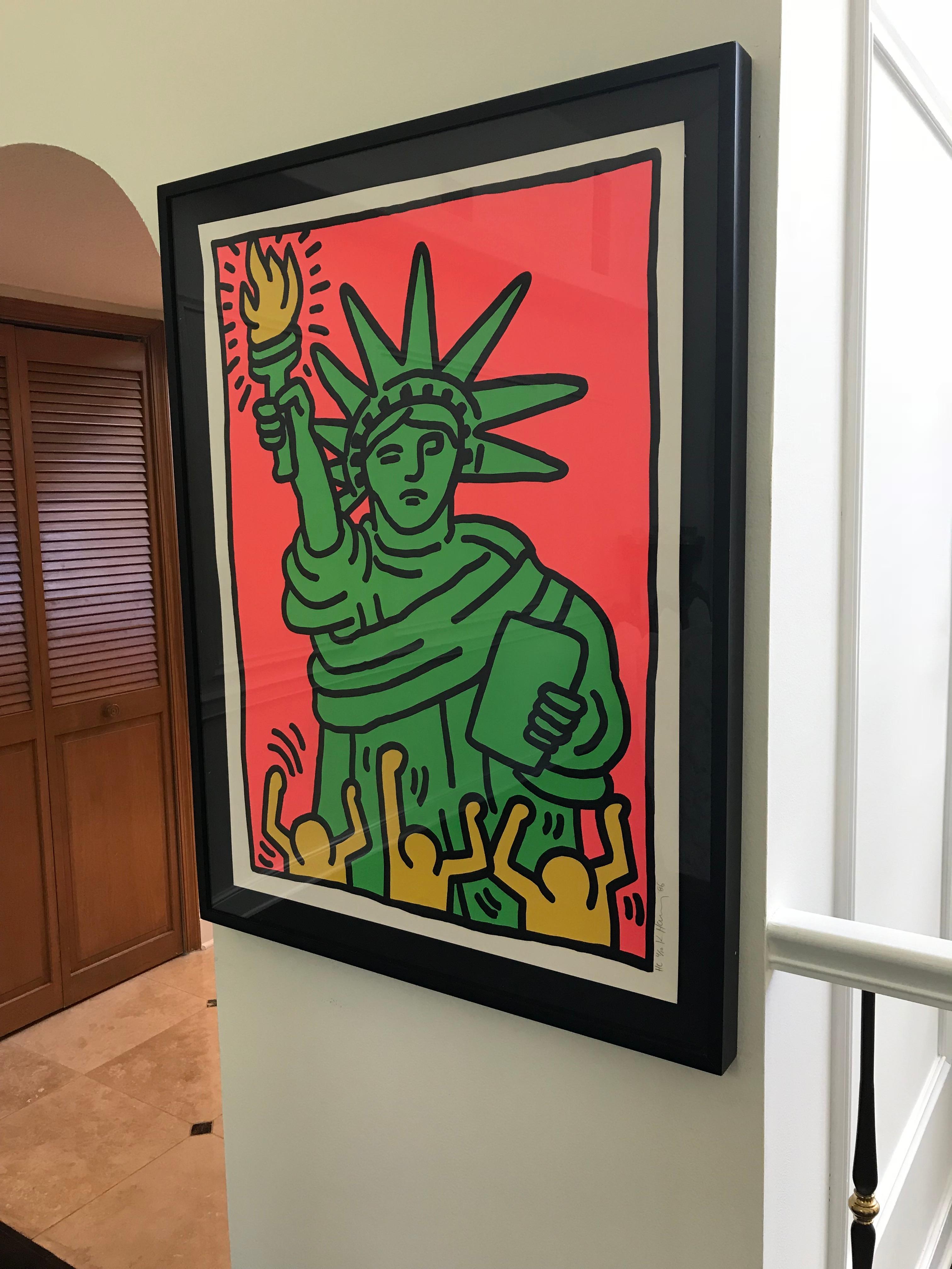 statue of liberty keith haring