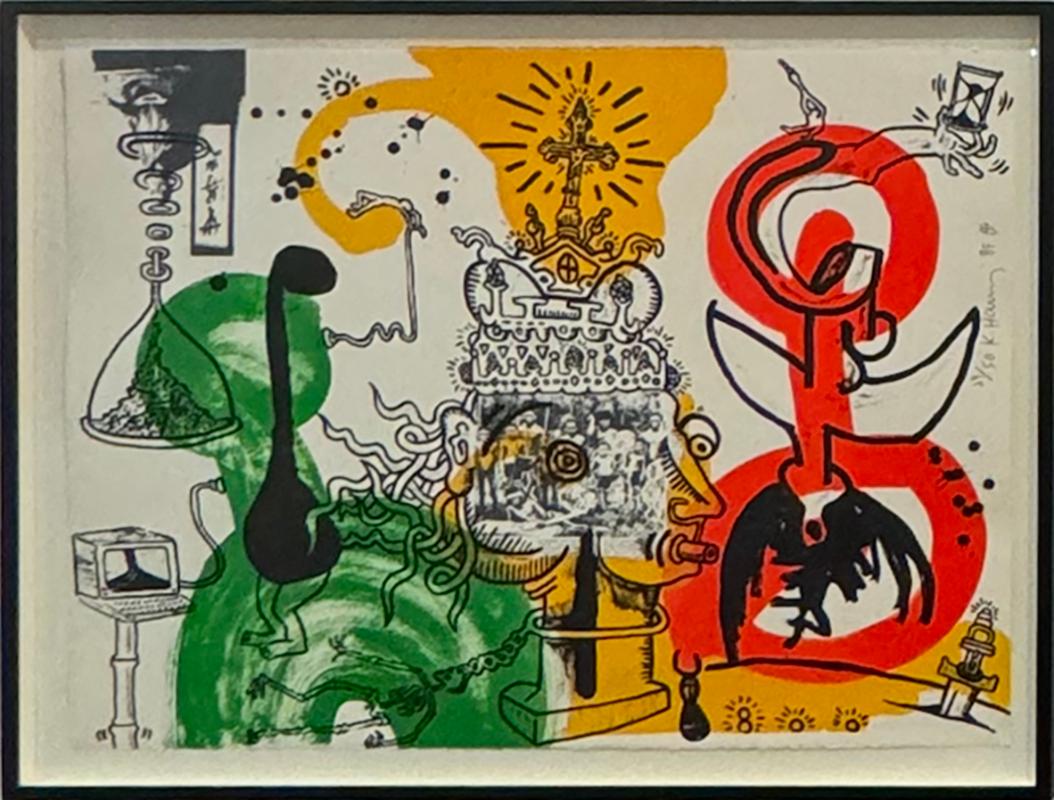 The King - Print by Keith Haring