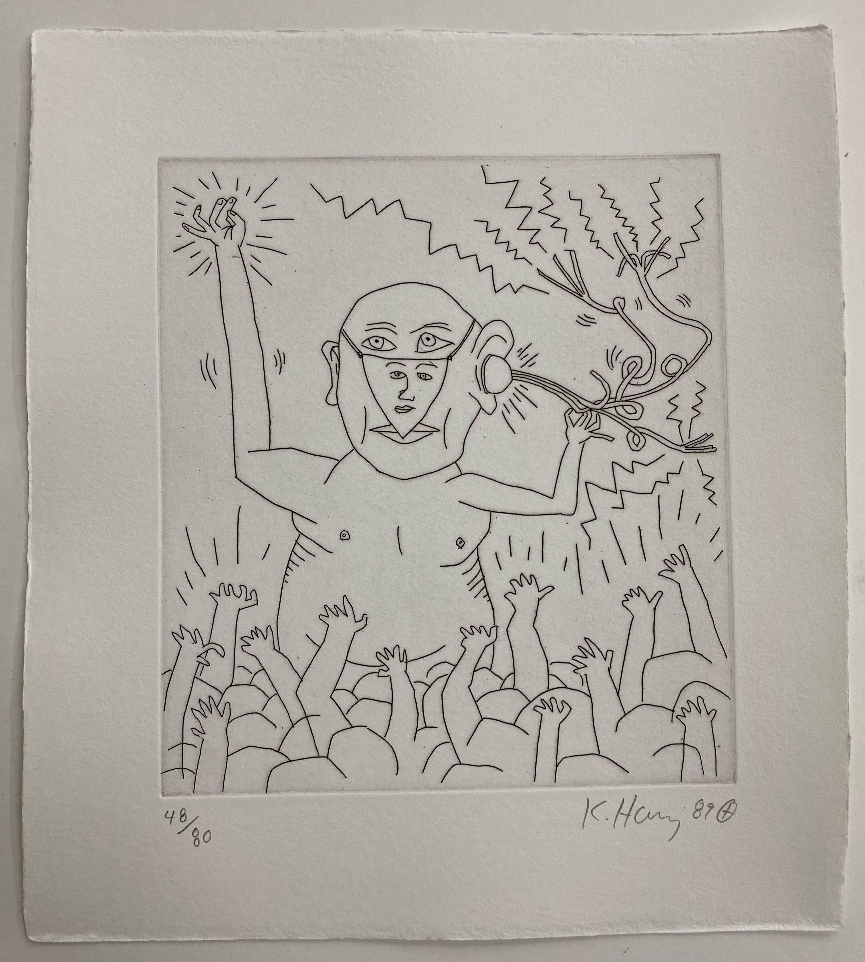 Keith Haring Figurative Print - The Valley