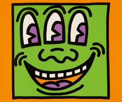 Three-Eyed Monster Color Print, Icons Series, 1990s, Signed, 21x25