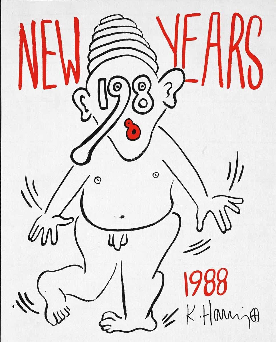 Untitled, 1988 (New Years Invitation)