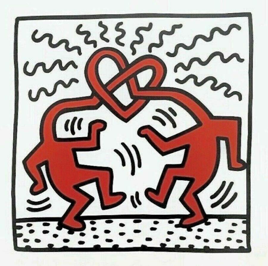 Keith Haring Landscape Print - Untitled (1989)