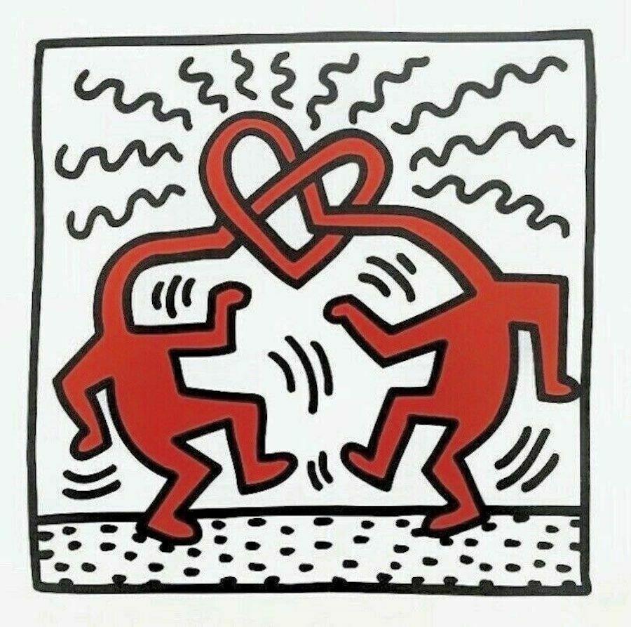 Keith Haring Free South Africa signed lithograph, Pop art, 20th