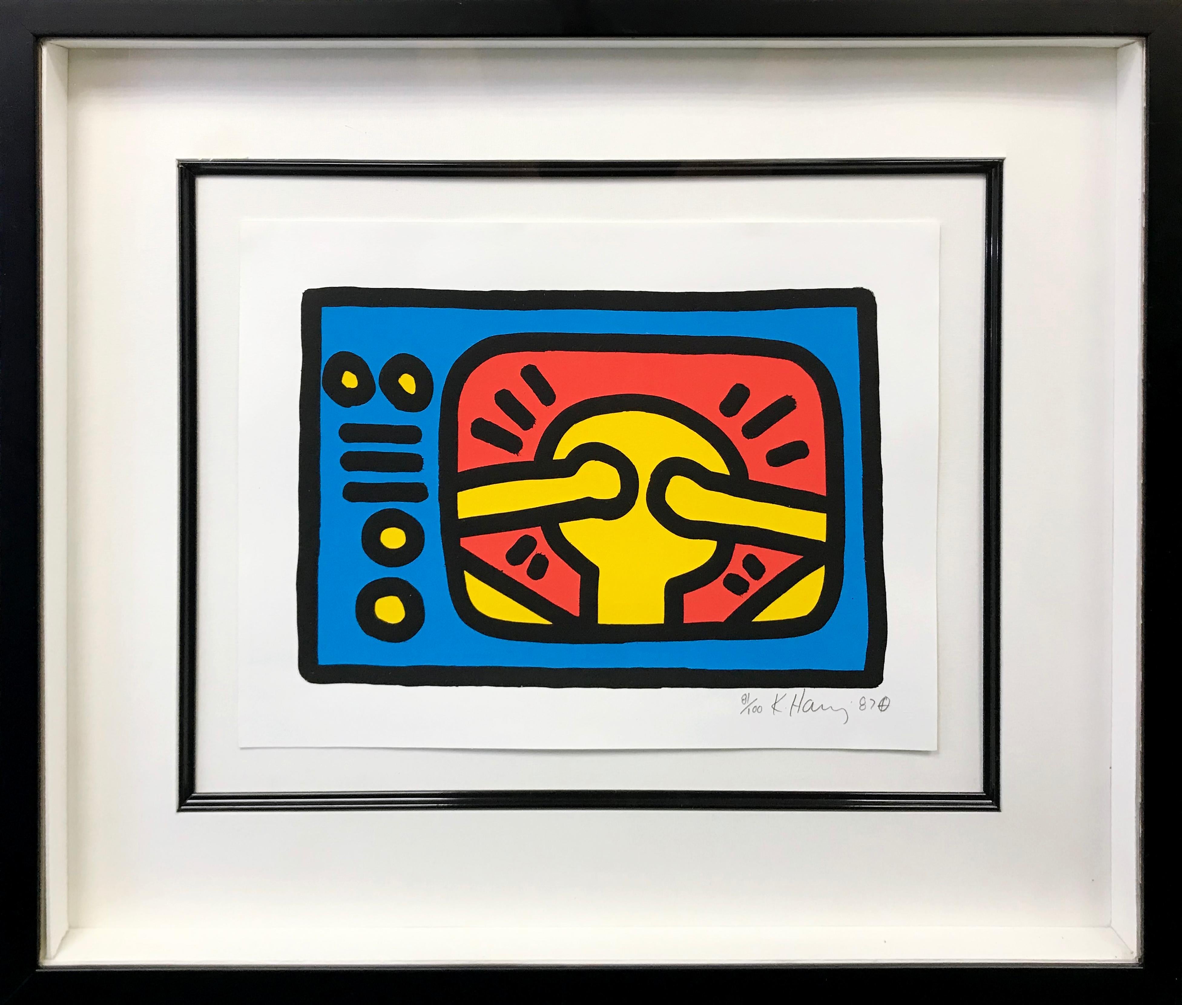 A.I.C. (C). - Print de Keith Haring