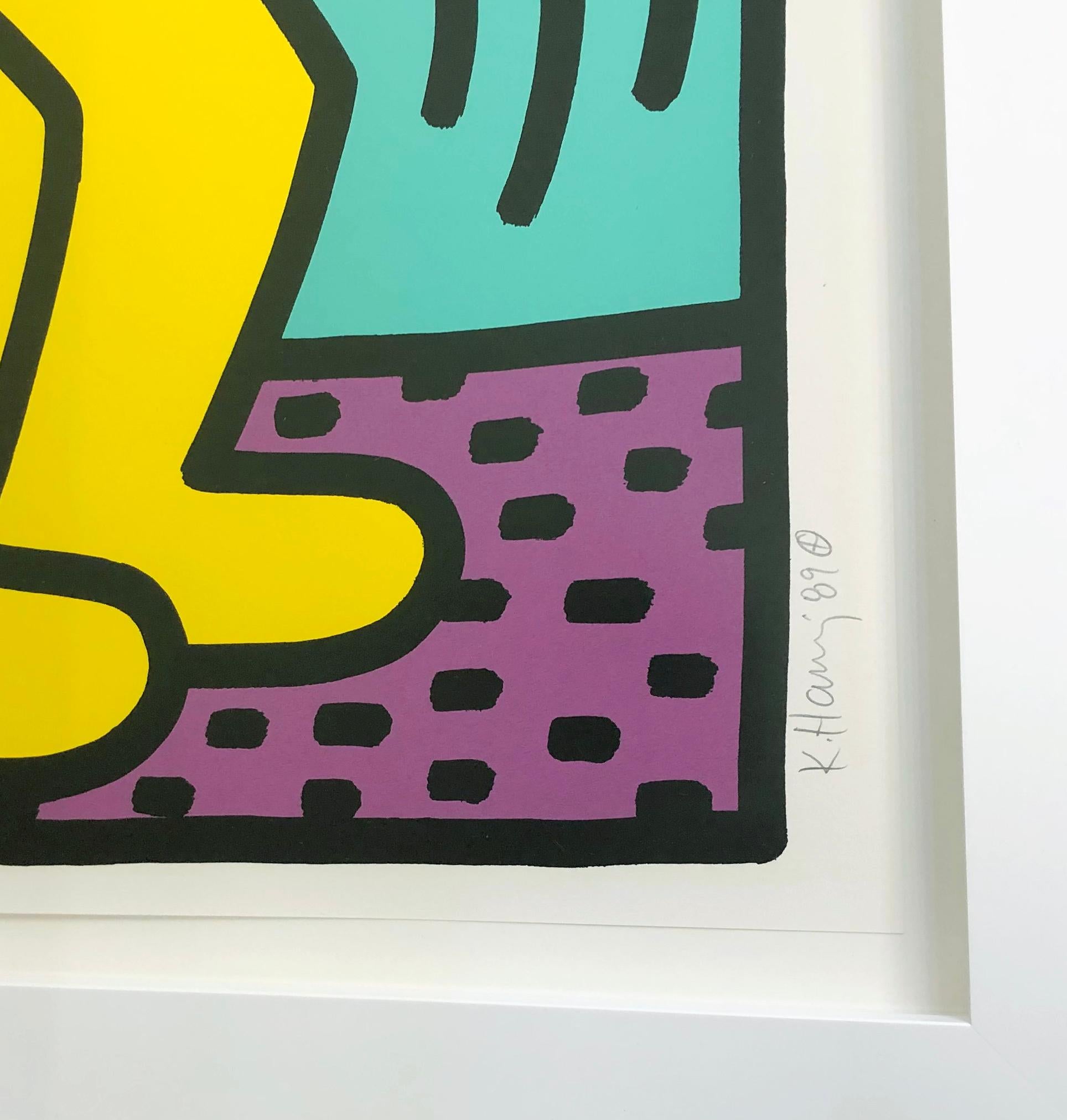 UNTITLED (CUP MAN) - Print by Keith Haring