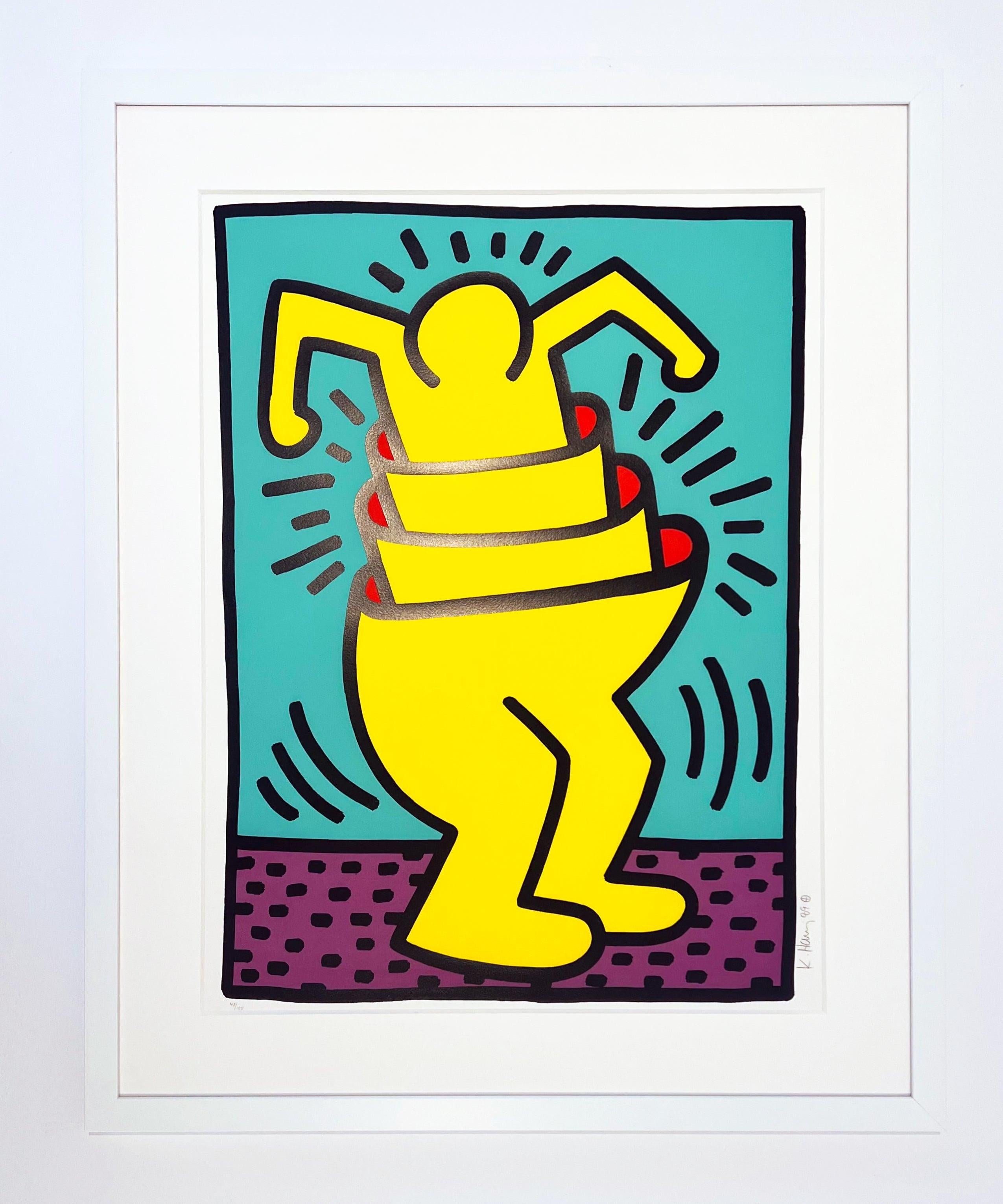 Untitled (Cup Man), from Kinderstern - Print by Keith Haring