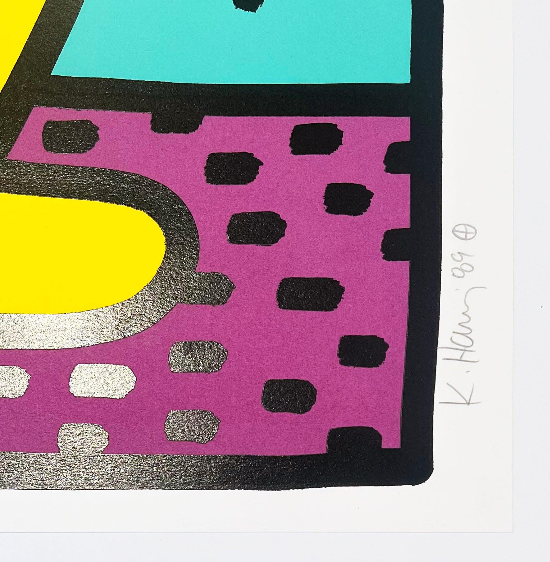 Artiste : Keith Haring
Titre : Sans titre (Cup Man)
Portefeuille : Kinderstern
Médium : Sérigraphie en couleurs sur papier vélin
Date : 1989
Edition : 48/100
Taille du cadre : 37 3/4
