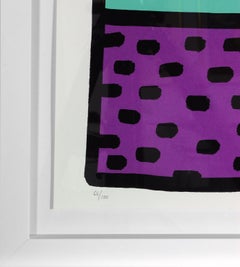 "Untitled (Cup Man)" screenprint by Keith Haring from "Kinderstern" portfolio
