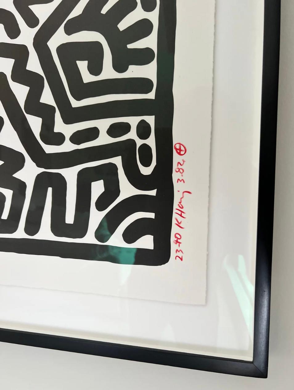 Unbenannt (Streetart), Print, von Keith Haring