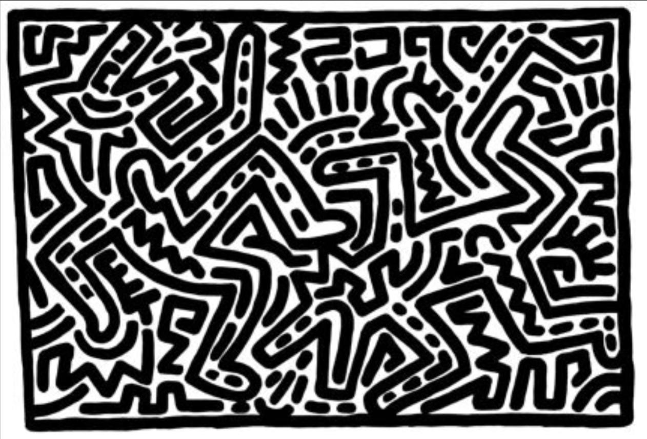 Keith Haring Abstract Print – Unbenannt