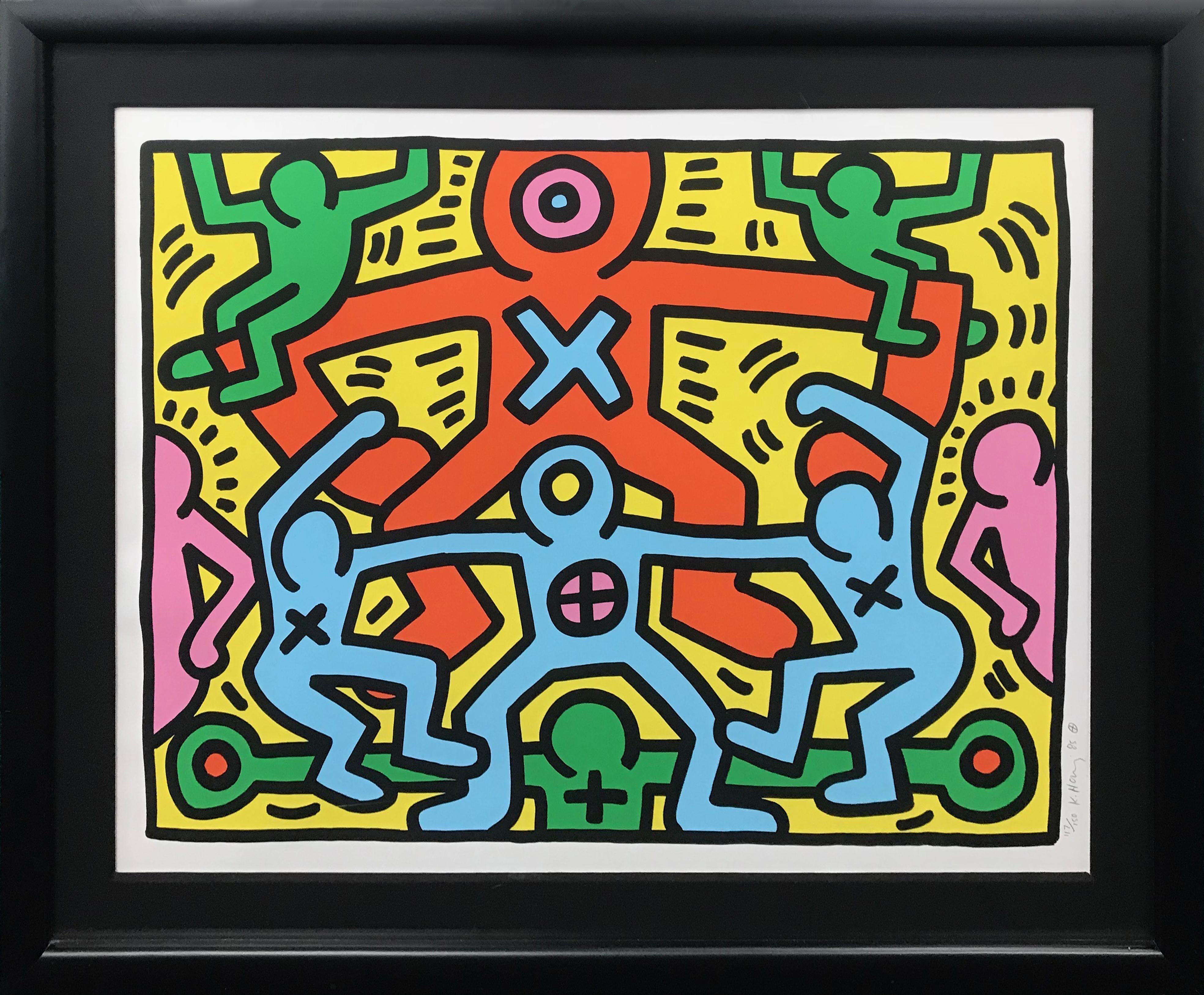 Keith Haring Figurative Print - UNTITLED