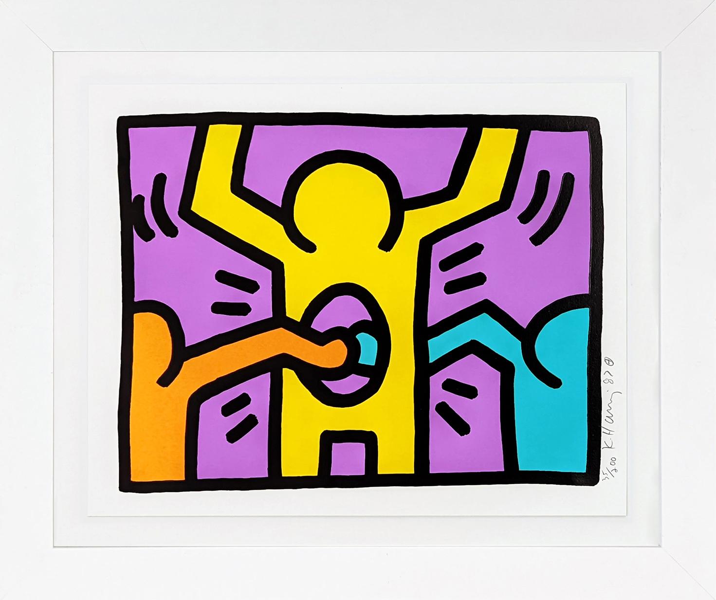 Keith Haring Portrait Print – „“ Ohne Titel“ von Pop Shop I