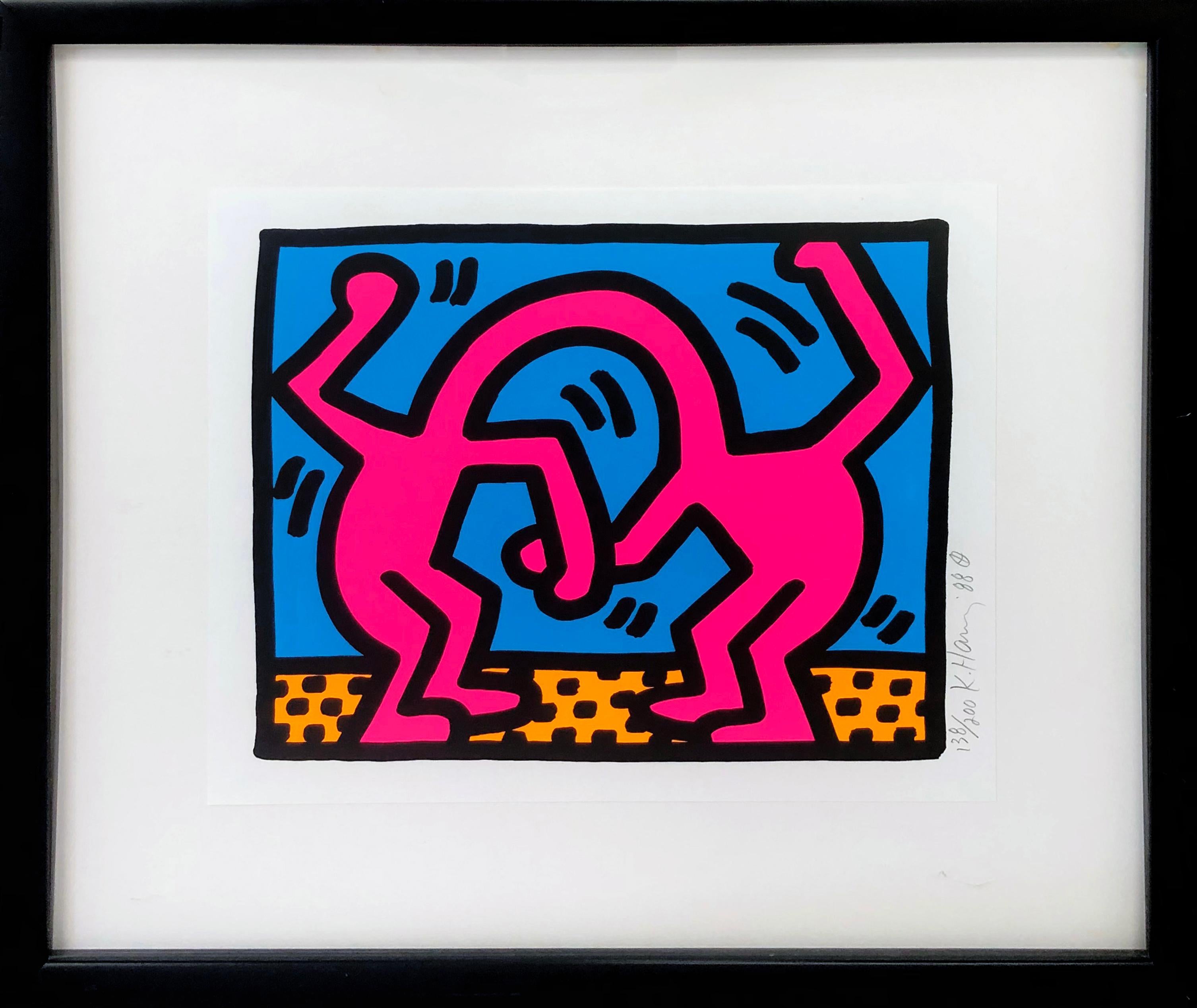 Portrait Print Keith Haring - "SANS TITRE" DE POP SHOP I