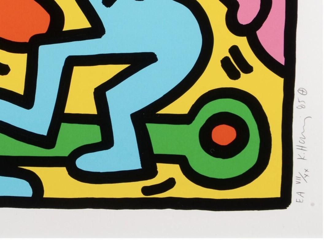 Littmann 50 ohne Titel – Print von Keith Haring