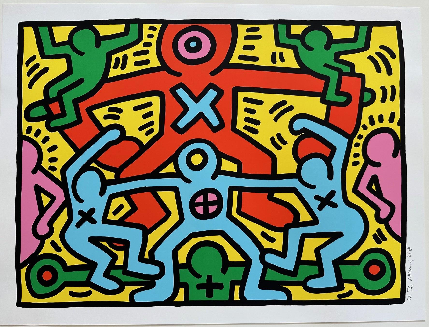Keith Haring Figurative Print - Untitled Littmann 50