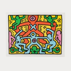 Sans titre (Littmann p. 50) Impression abstraite de Keith Haring