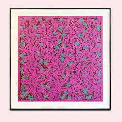 Untitled Offset Print by Keith Haring, 1984, Framed, 27.25 in