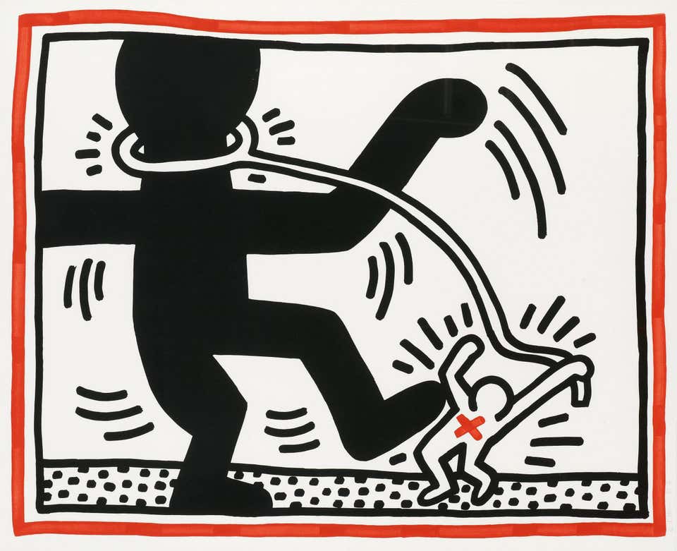 Untitled (Plate 2) Littmann 42, Free South Africa Series, Color Lithograph 1980s