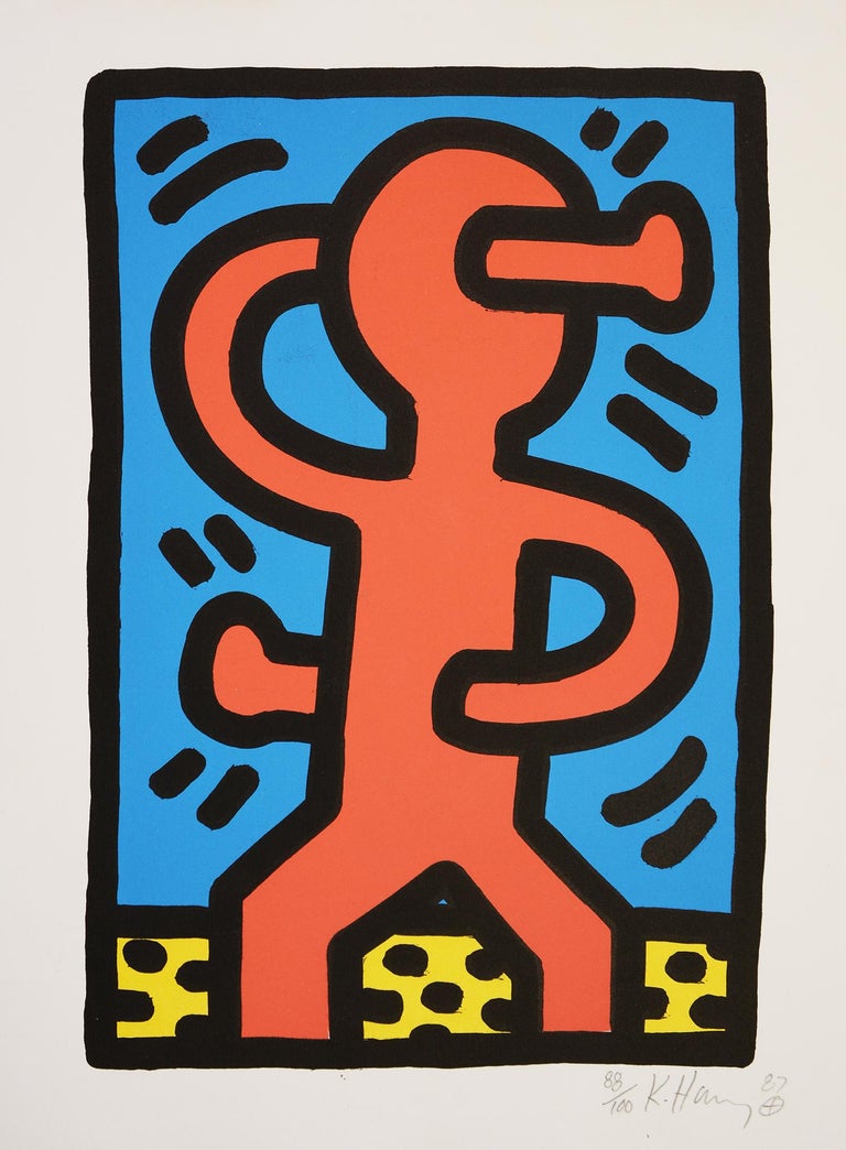 Keith Haring Untitled Pop Art, Lithograph, Contemporary Art, Keith