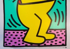 Untitled - Yellow Matrioska - 1980s - Keith Haring - Offset - Contemporary