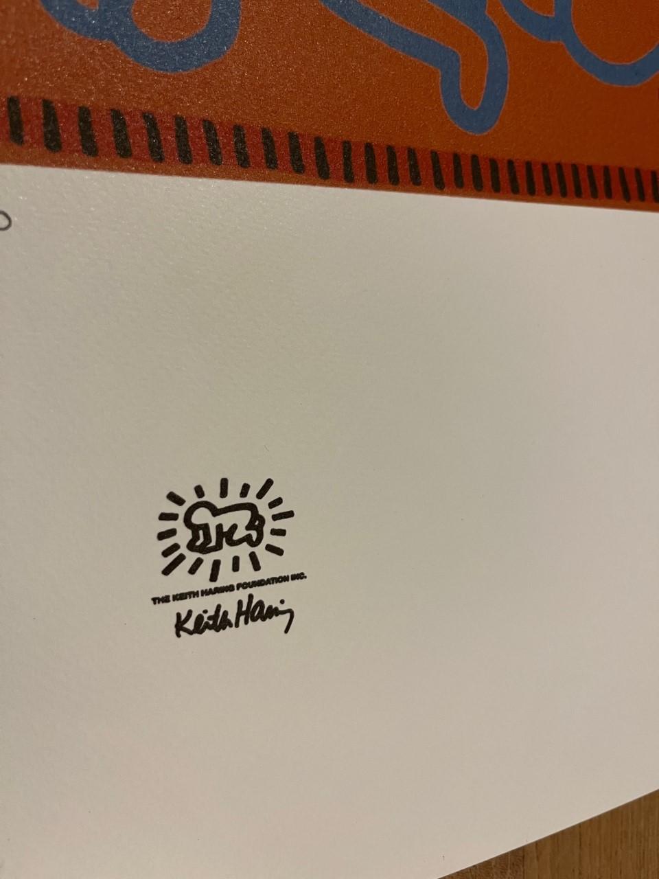 keith haring lithograph for sale