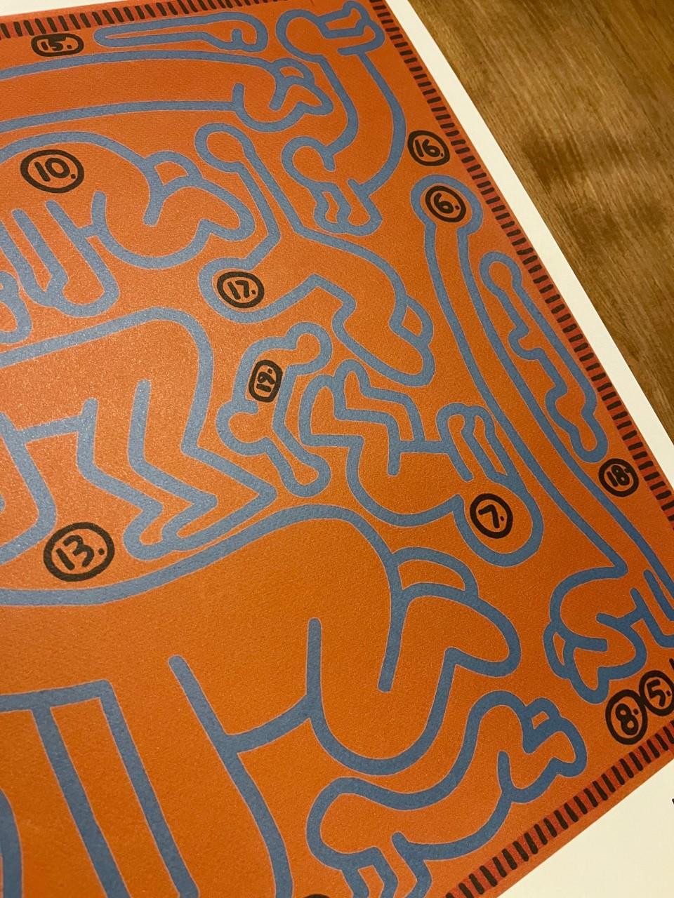 Keith Haring ( after ) Chromolithograph - Without title. For Sale 4