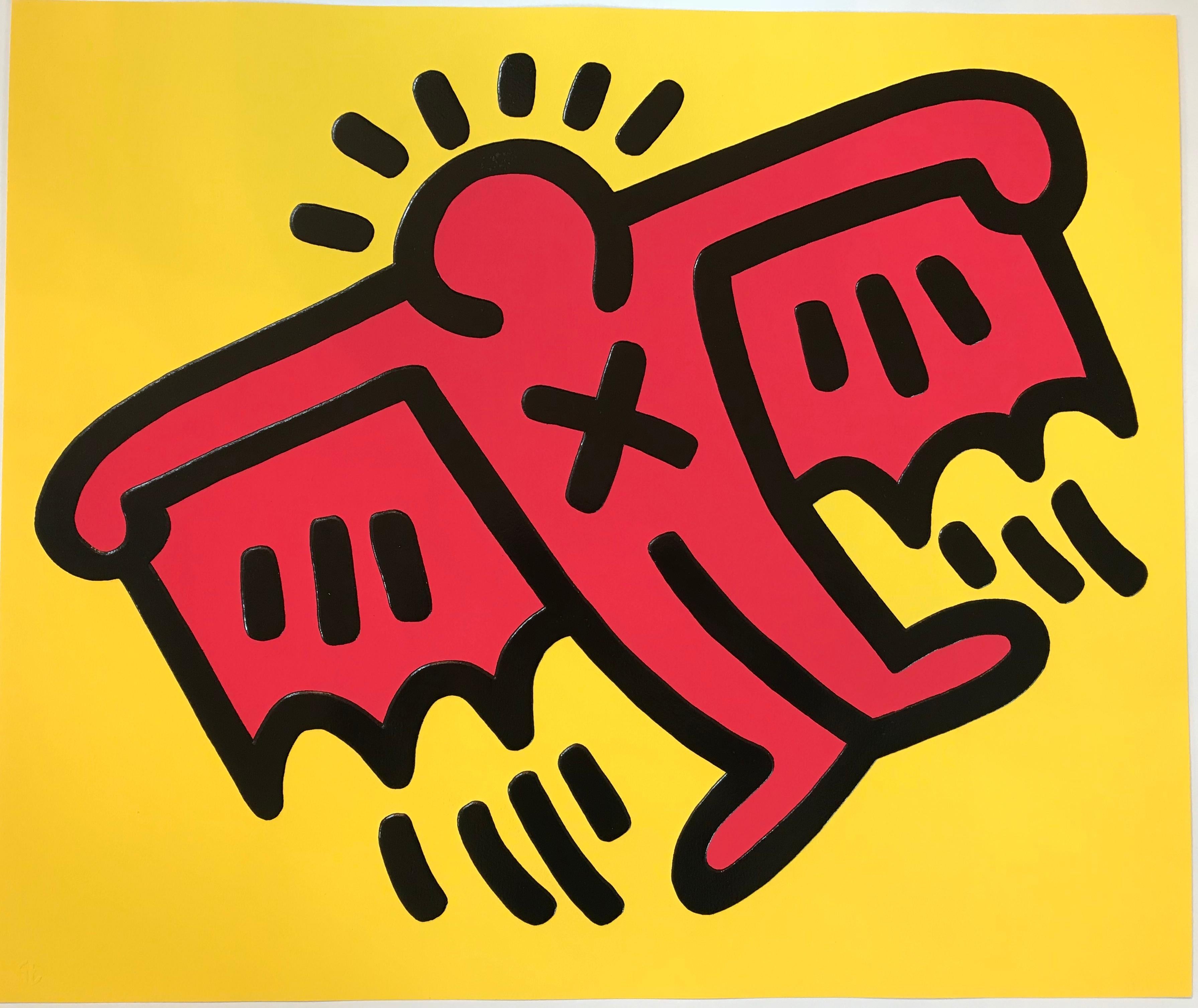 Keith Haring Print - X-Man from Icons Portfolio
