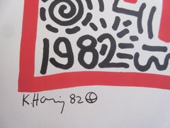 Keith Haring Radiant Baby Mixed-Media, 1982
