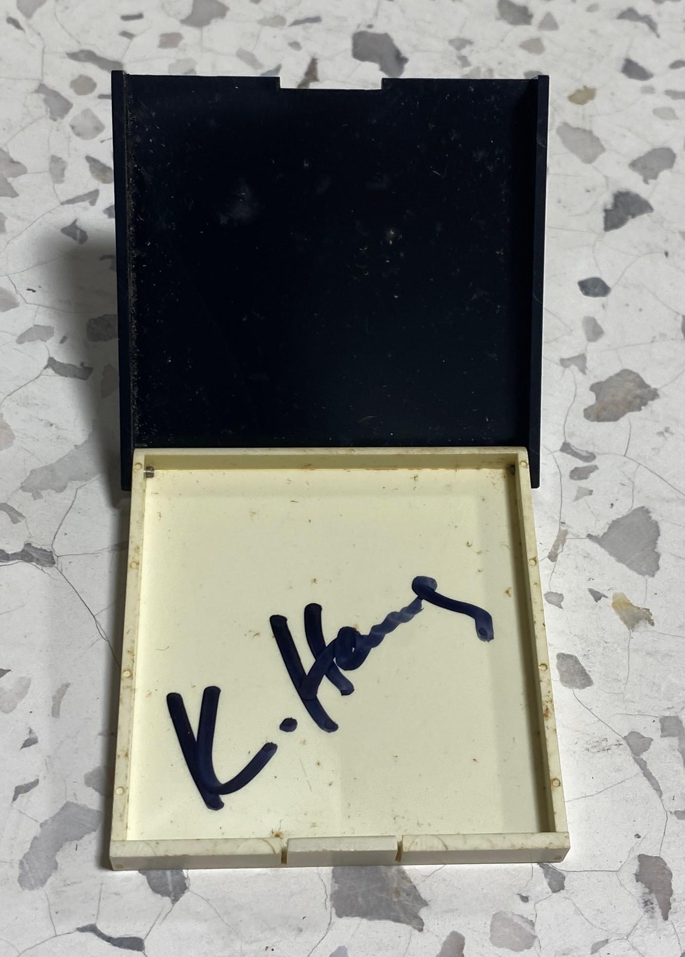 Keith Haring Rare Signed NYC Pop Shop Safe Sex Condom Carrying Clip On Case 1987 For Sale 6