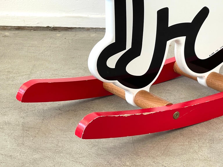 Keith Haring Rocker at 1stDibs keith haring rocking chair keith