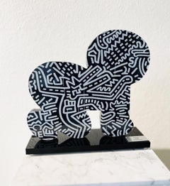 Keith Haring sculptures, Baby (Yellow).