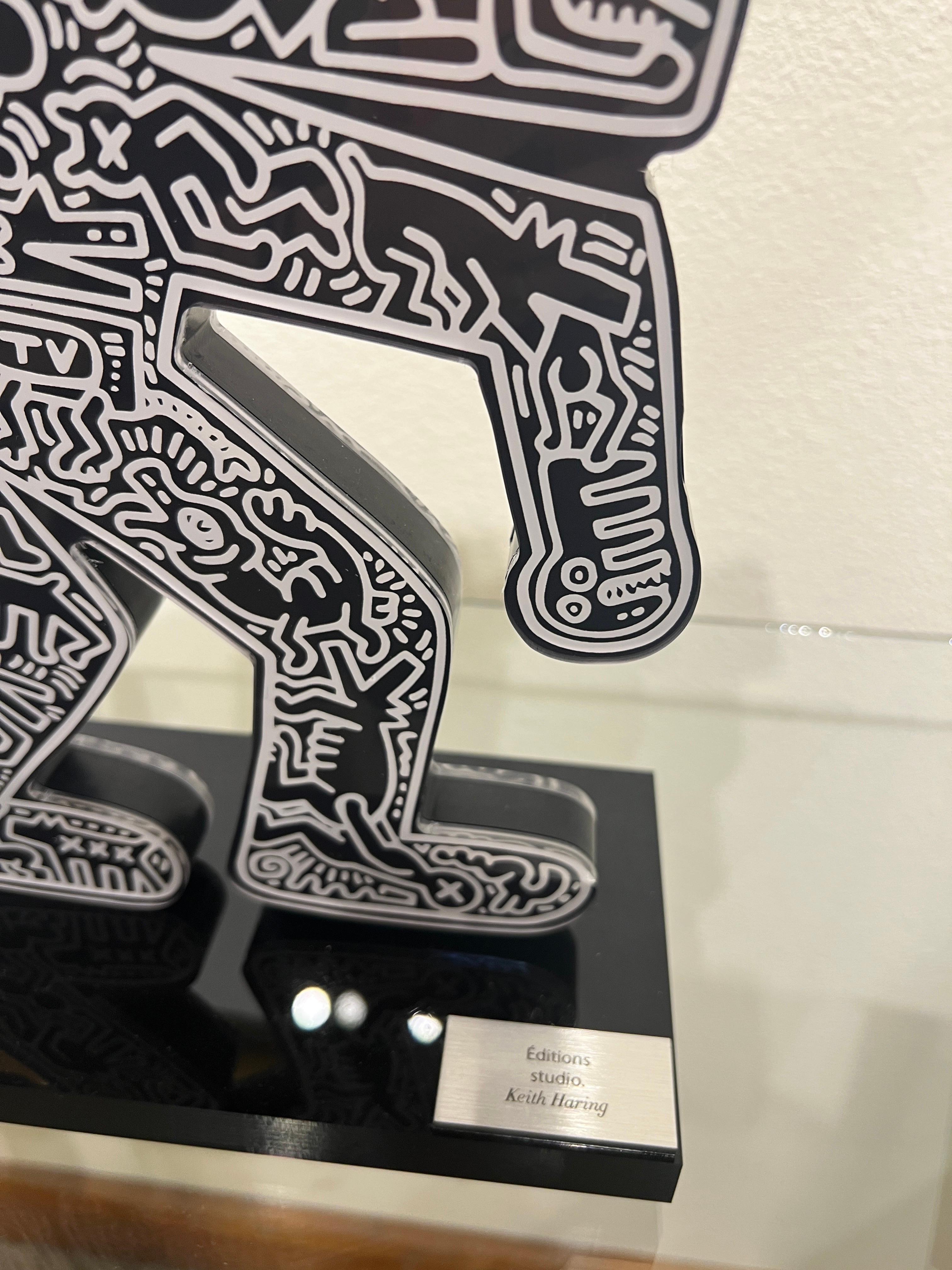 Barking Dog, Contemporary artist Keith Haring. For Sale 1