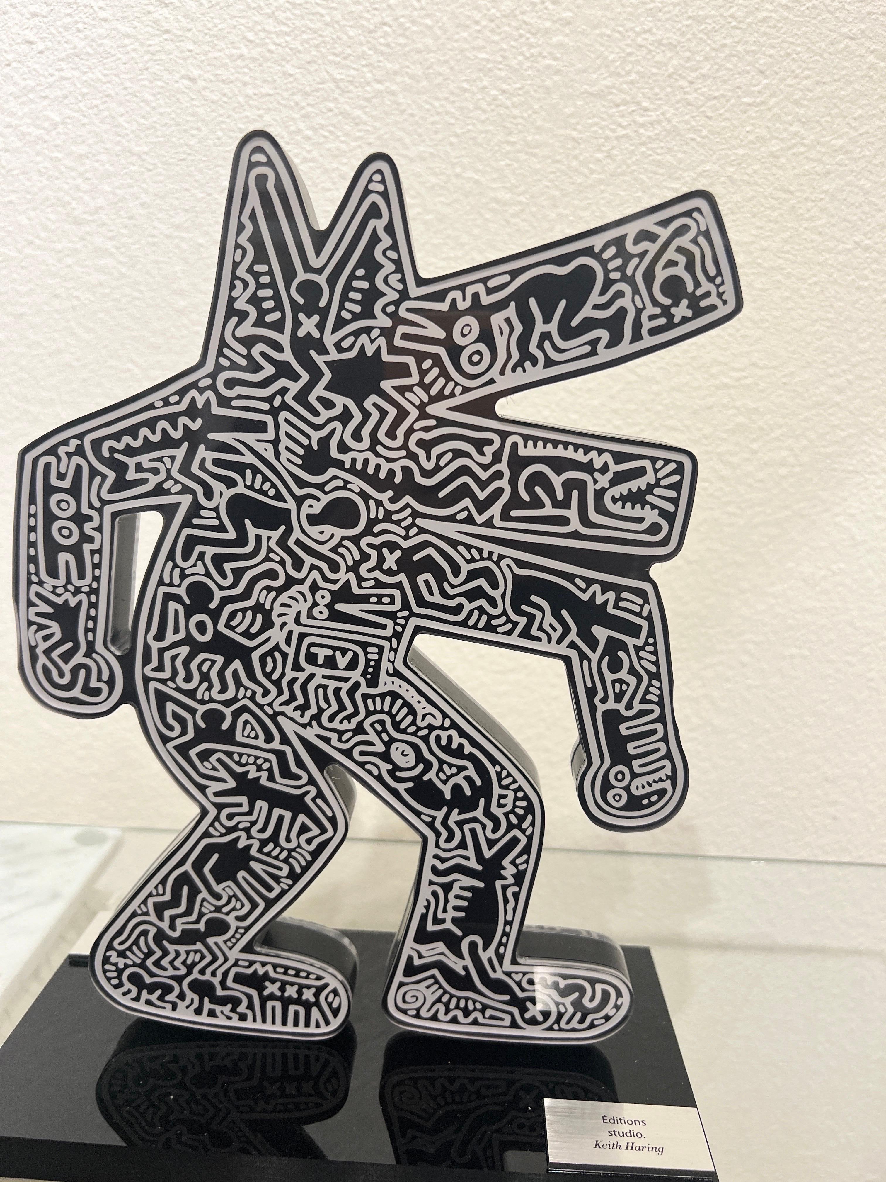 Barking Dog, Contemporary artist Keith Haring. For Sale 2