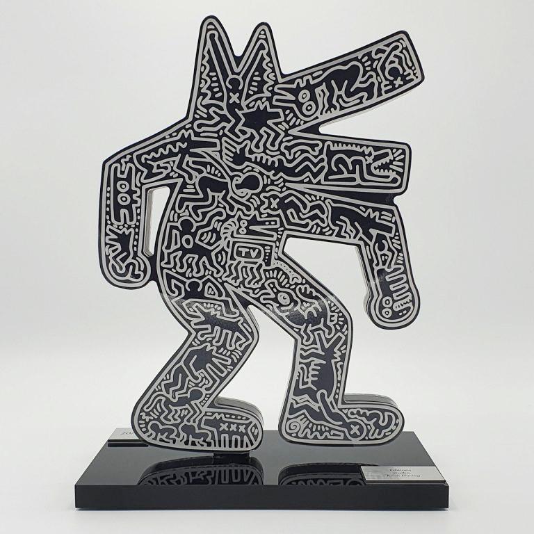 Bellender Hund, Zeitgenössischer Künstler Keith Haring. im Angebot 5