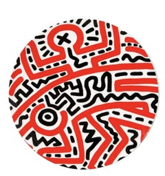 Keith Haring, Künstler-Teller-Projekt 