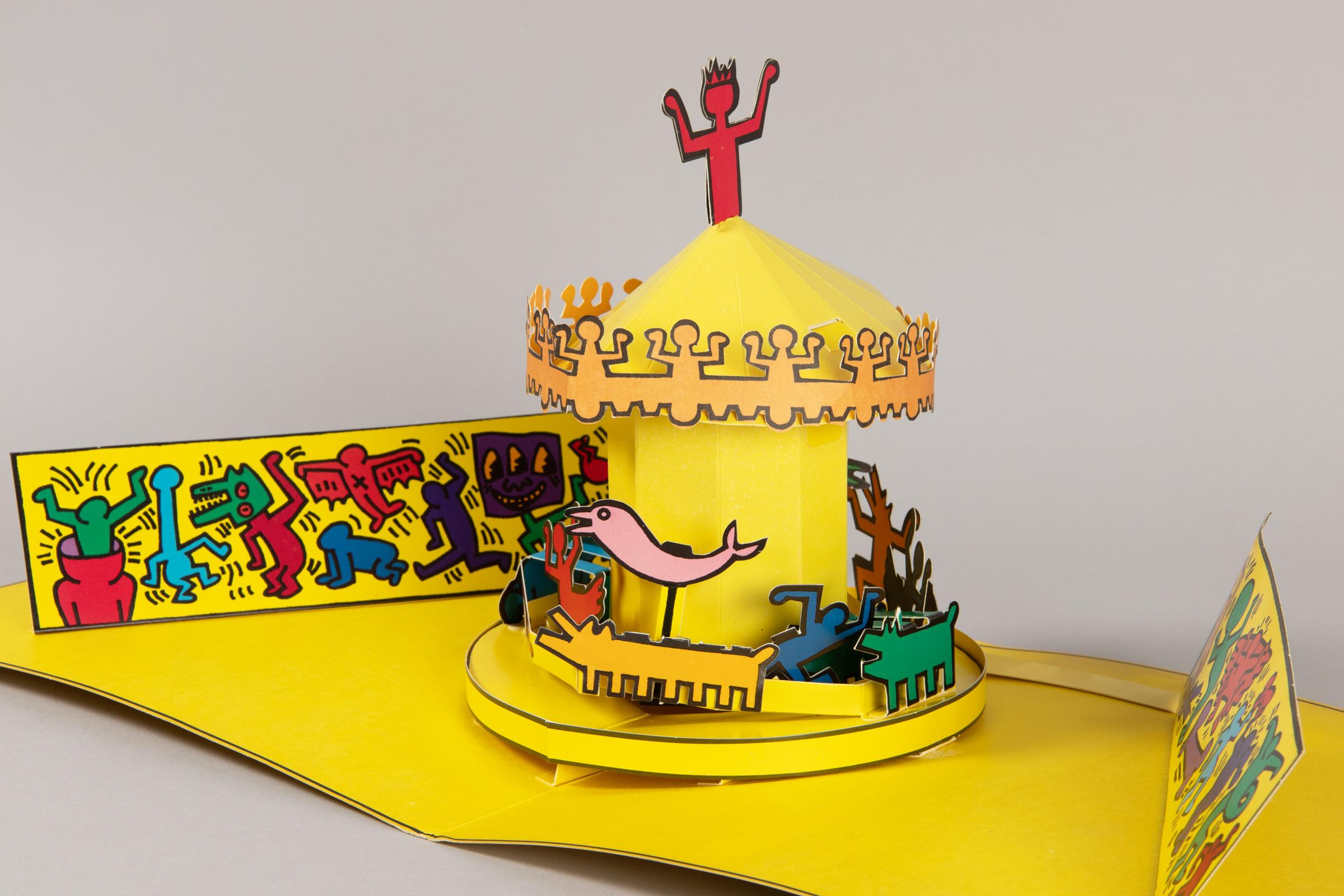 Keith Haring, Luna Luna Karussell, una stravaganza poetica! - Up&Up Multiplo in vendita 1